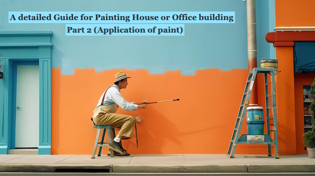 Painter painting wall